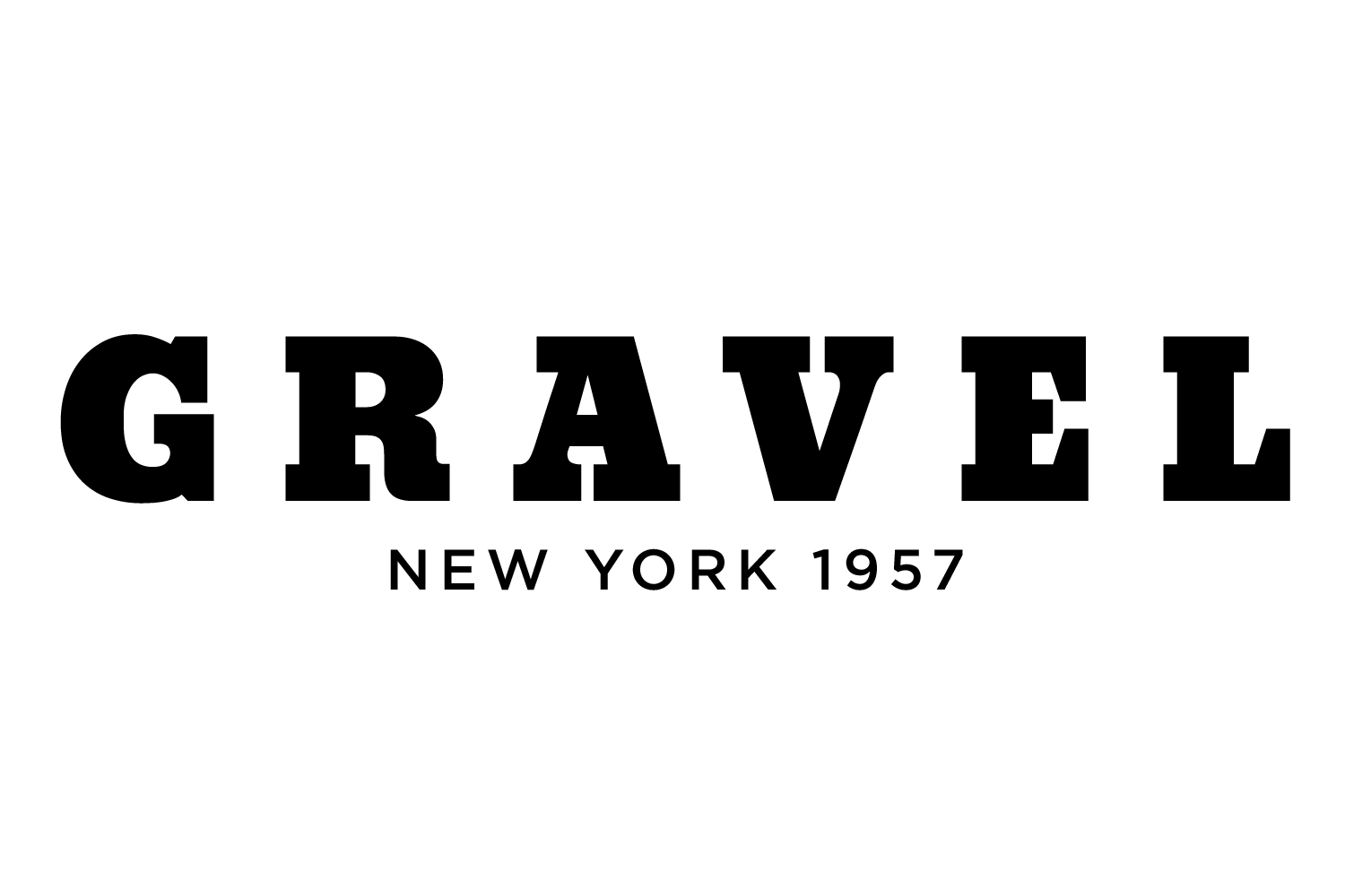 Logo von der Firma Gravel New York 1957