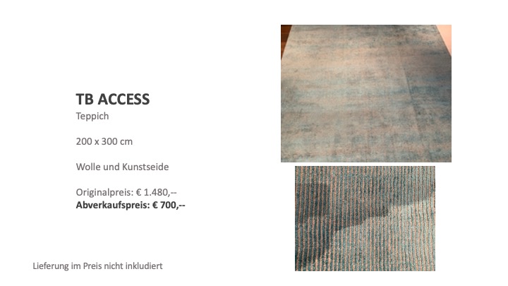 Sale Teppich Toulemonde Bochart Access Wolle und Kunstseide